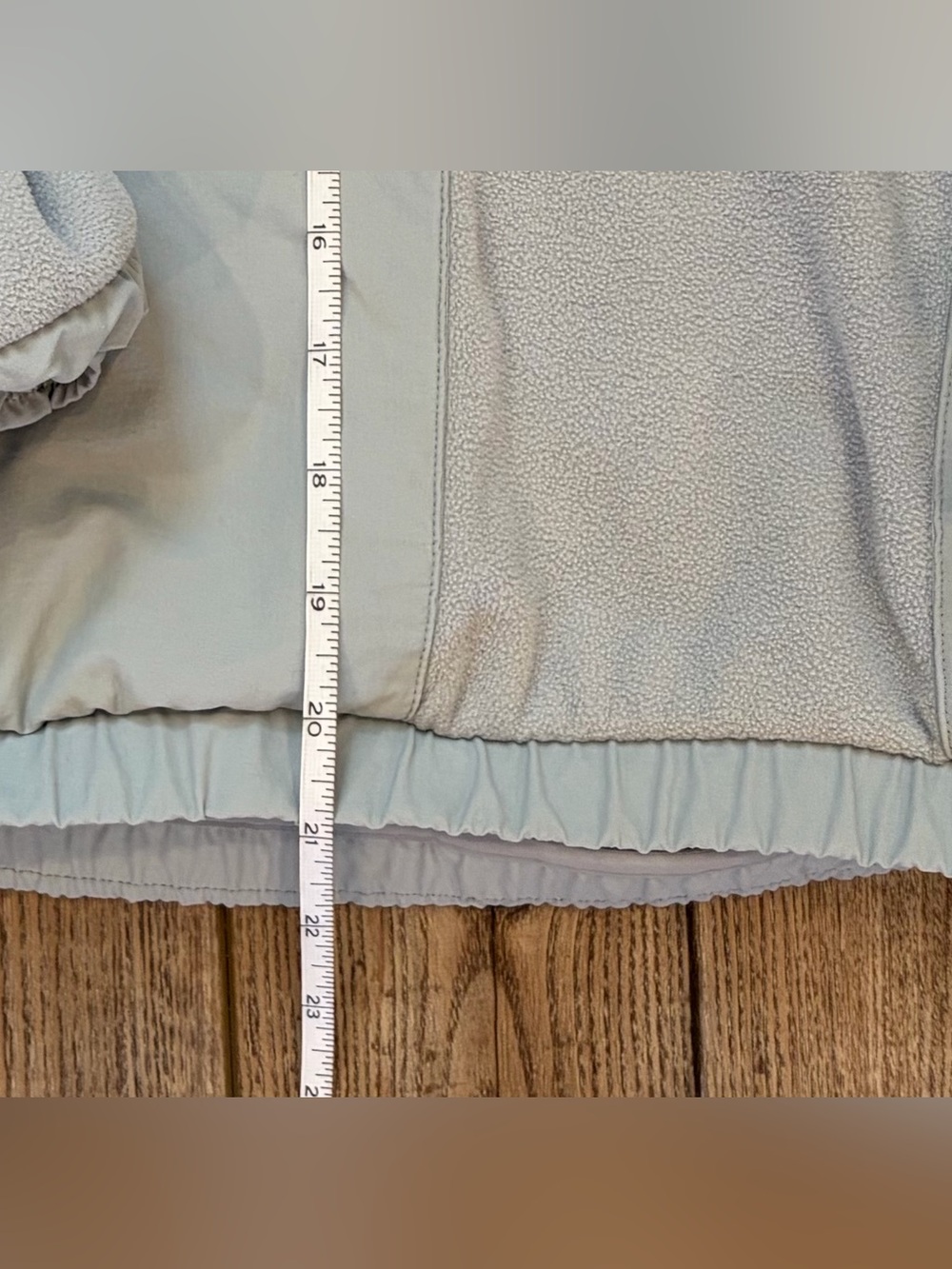 Vuori Womens Aspen Half Zip M Light Blue Fleece Quarter Zip Pullover - Picture 8 of 9